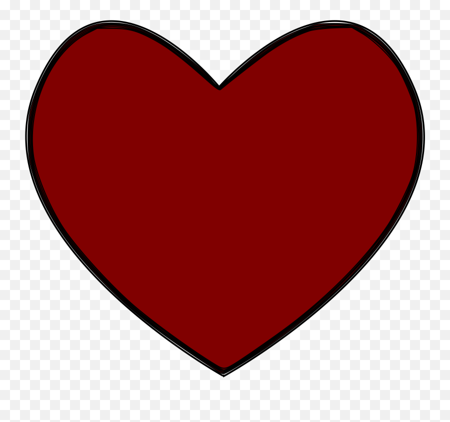 Heart Clipart School - Heart Clipart Png Download Full Heart Clipart Maroon Emoji,Old Heart Emoji