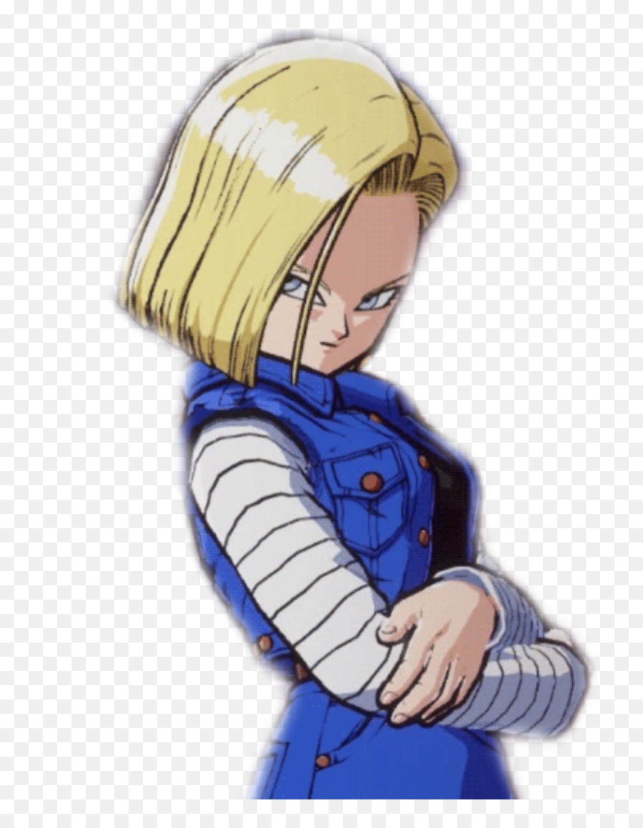 Android Android18 Dragonball Sticker - Fictional Character Emoji,Dragon Ball Z Emoji Android