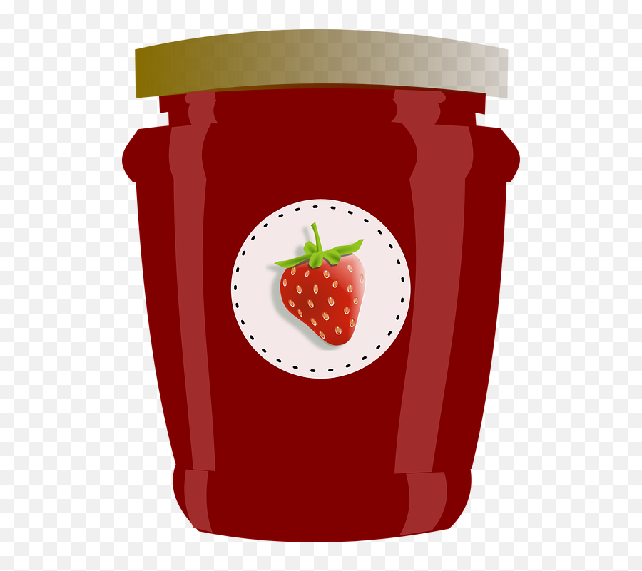 Jelly Jar - Strawberry Jam Cartoon Png Emoji,Peanut Butter And Jelly Emoji