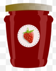 Jelly Jar - Strawberry Jam Cartoon Png Emoji,Peanut Butter And Jelly Emoji