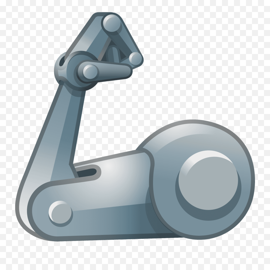 Mechanical Arm Emoji Clipart - Robot Arm Emoji,Arm Emoji