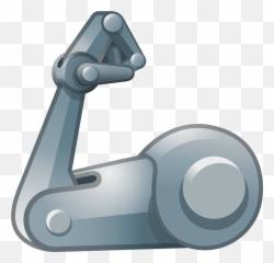 Mechanical Arm Emoji Clipart - Robot Arm Emoji,Arm Emoji