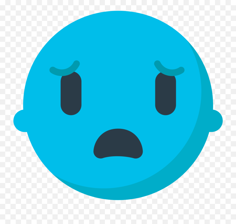 Worried Face - Emoji,Worried Japanese Emoticon