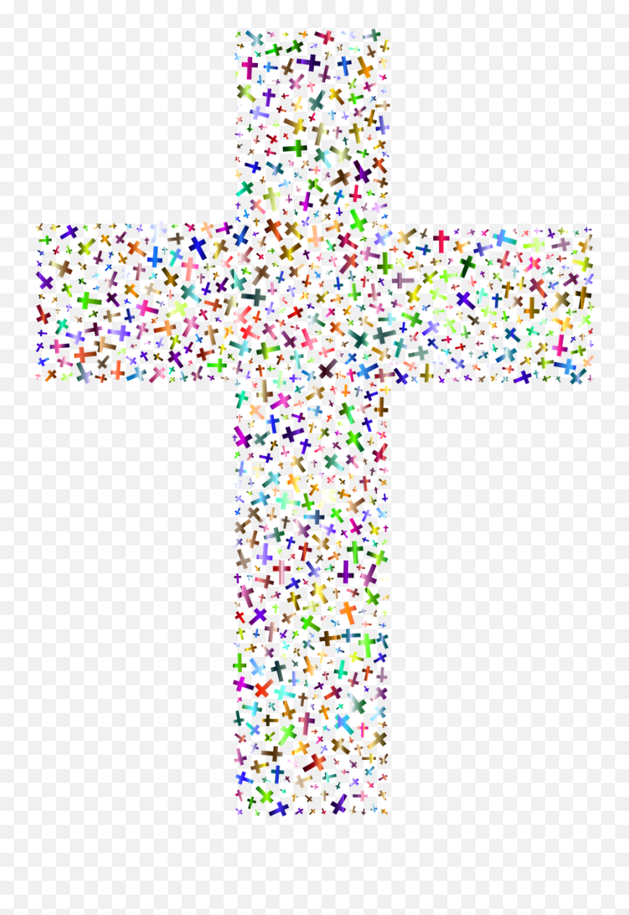 Colorful Christian Cross Png Emoji,Lucifer Cross Emoticon