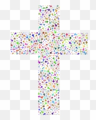 Colorful Christian Cross Png Emoji,Lucifer Cross Emoticon