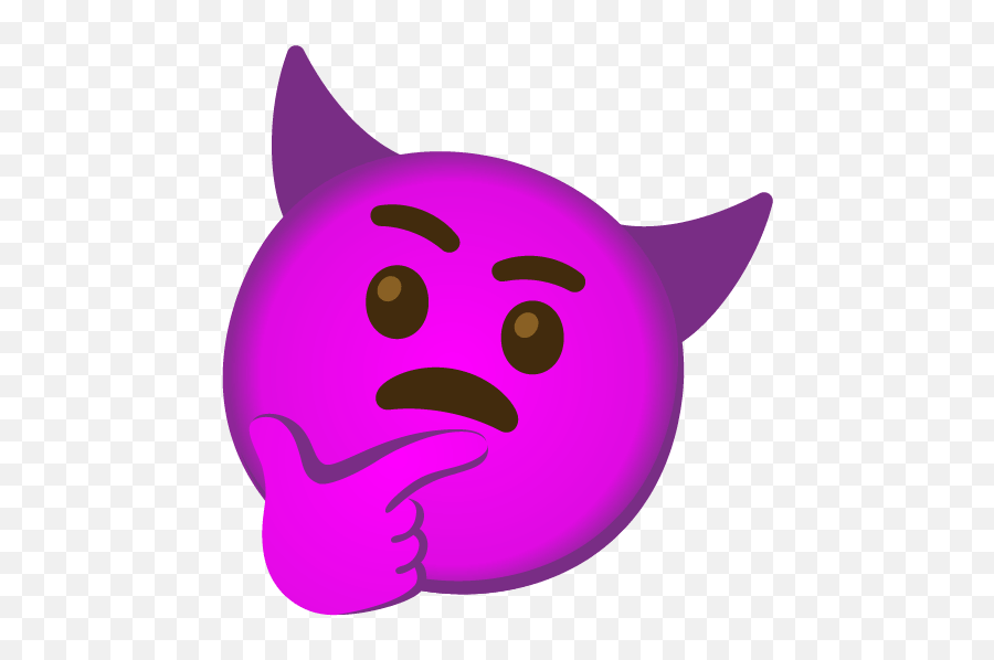 Emoji Mashup Bot On Twitter Demon - Angry Thinking U003du2026 Happy,Thinking Emoji With Gun