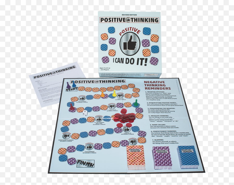 The Positive Thinking Game Revised Edition - Positive Thinking Game Emoji,Totika Emotions Game