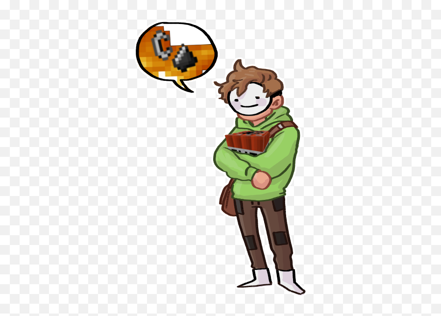 Dream Artwork Minecraft Fan Art - Fictional Character Emoji,Emotions Personified Art