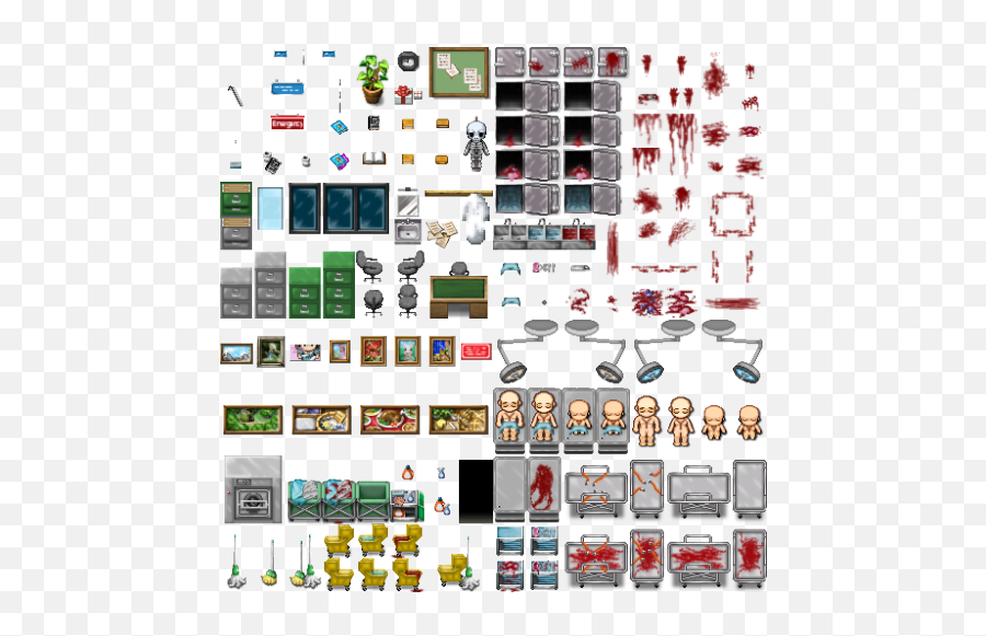 Tileset Modern Rpg Maker Vx Ace - Tileset Rpg Maker Vx Ace Modern Emoji,Rpg Maker Vx Ace Graphic Resources Faces Emoticon Overlay