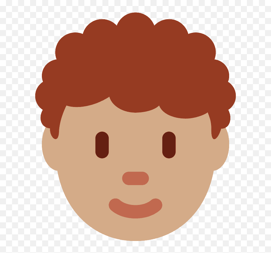 Medium Skin Tone Curly Hair - Hombre Cabello Rizado Dibujo Emoji,Hair Emoji