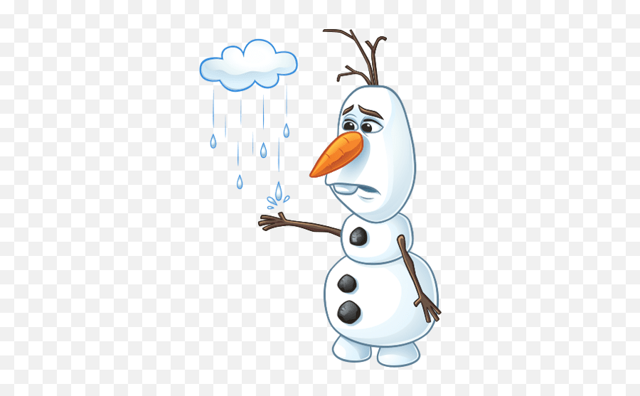 Vk Sticker 2 From Collection Olaf From Frozen Download - 2 Emoji,Disney Emoji Olaf