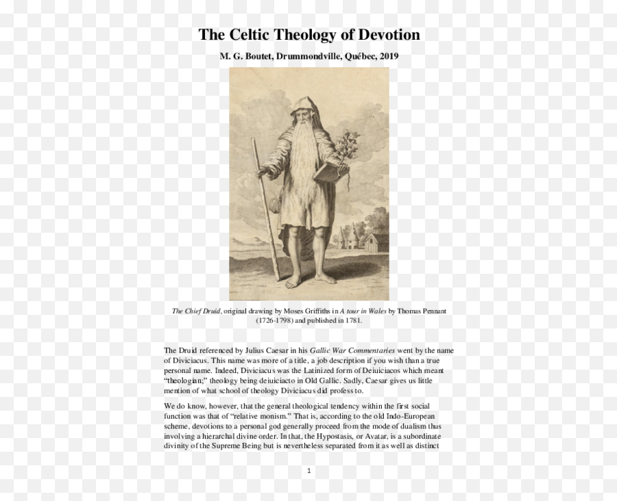 Pdf The Celtic Theology Of Devotion Michel Gérald Boutet - Photo Caption Emoji,Temple Of Hephaestus Emotion