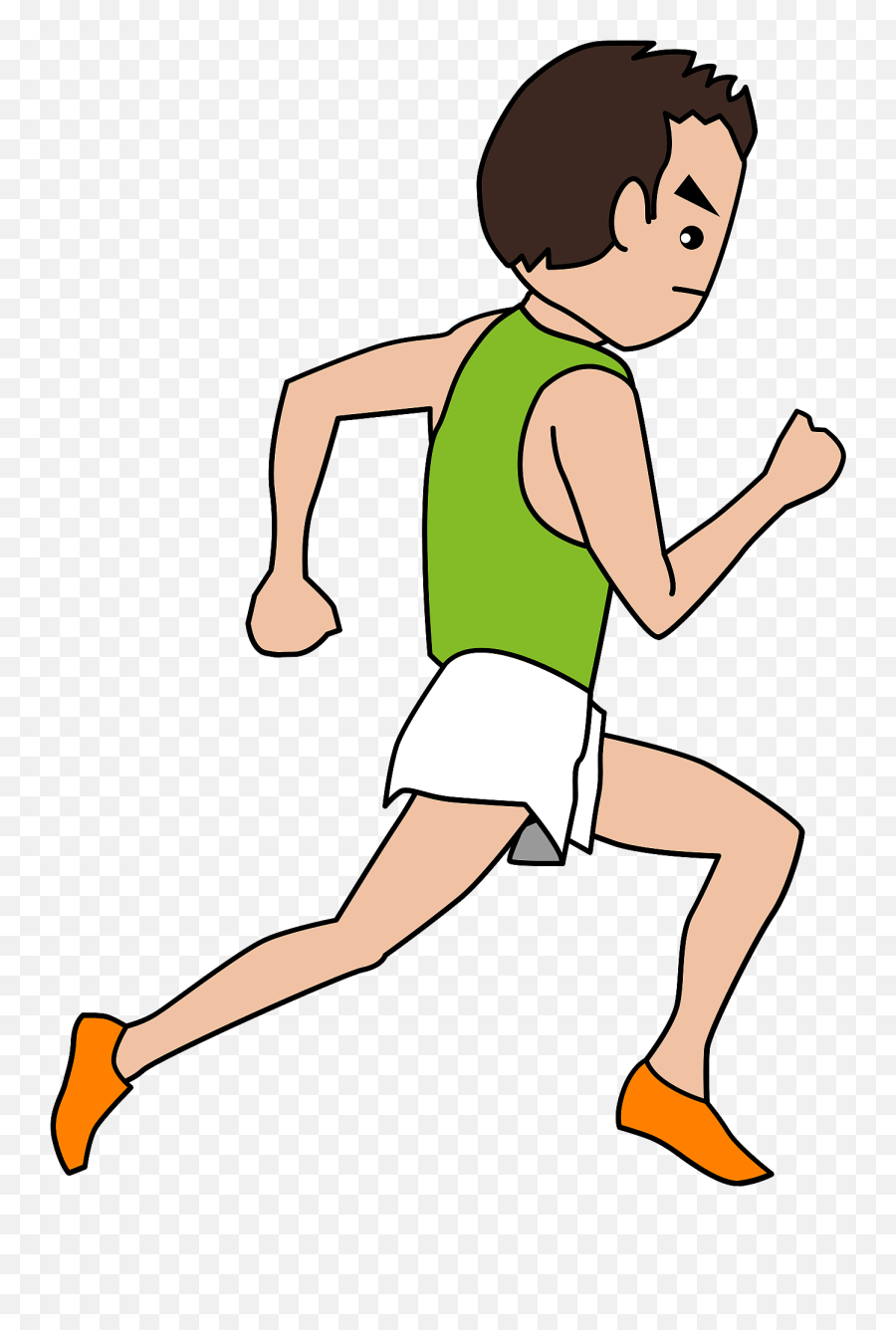 Boy Is Sprinting Clipart Free Download Transparent Png - Runner Emoji,Athlete Emoji