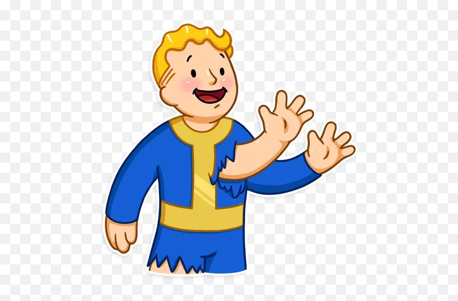 Unofficial Fallout Vault Boy Emoji,Fallout Boy Thumbs Up Emoji