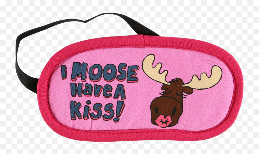 Pink I Moose Have A K Transparent Png - Sleep Mask Emoji,Moose Emoji