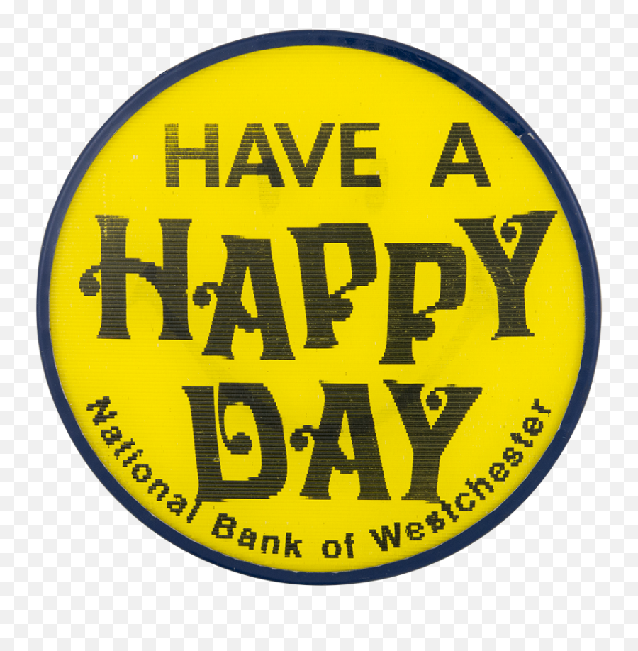 National Bank Of Westchester Smiley Busy Beaver Button Museum - Dot Emoji,First Emoticon Lincoln