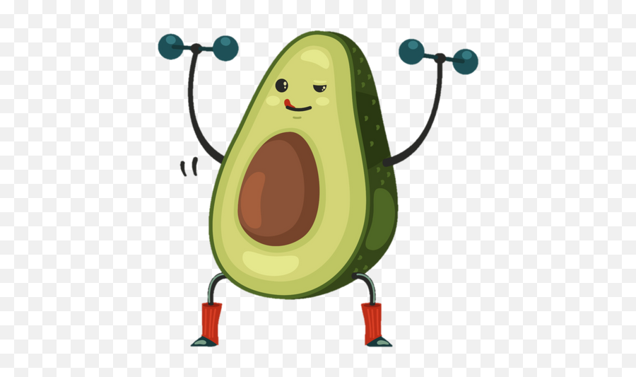1 Fatty Food Shrinks Belly Fat Steemit - Cartoon Fitness Emoji,Avocado Emoji Png
