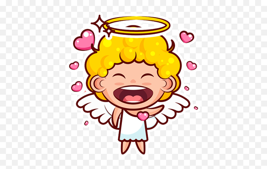 Baby Angel By Dona Walls - Sticker Maker For Whatsapp Stickers De Angeles Para Whatsapp Emoji,Emojis Baby Angel