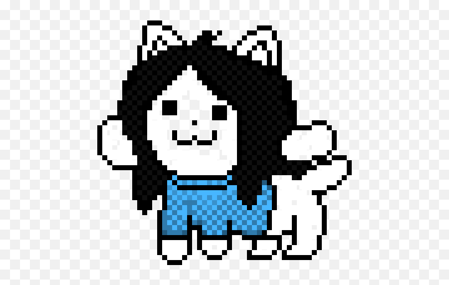 Pixel Art Gallery - Temmie Undertale Transparent Emoji,Cavegame.io Chat Emojis