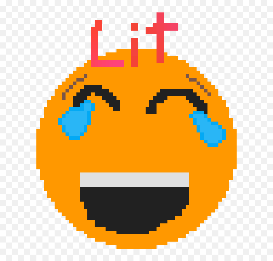 Hd Lit Emoji - Moon Drawing Pixel,Its Lit Emoji
