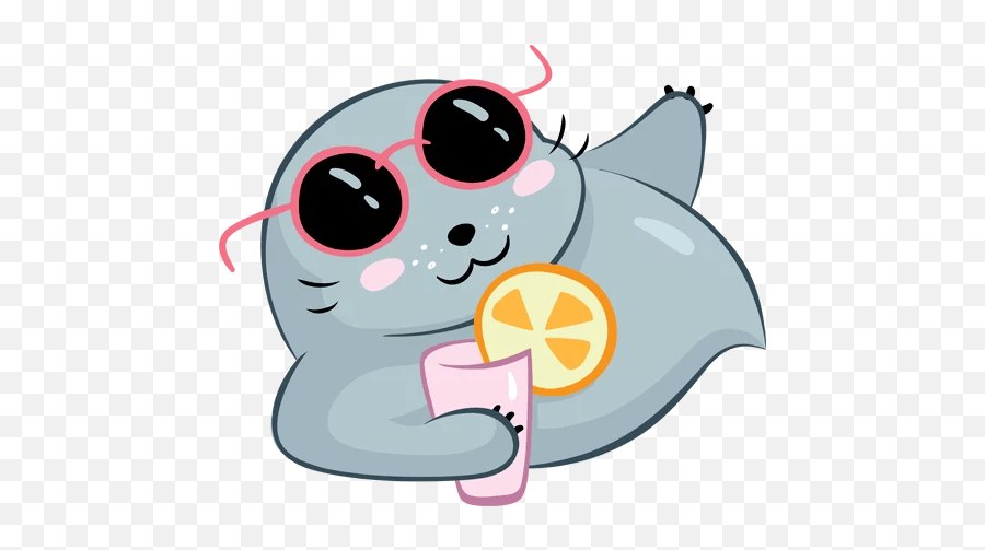 Sonya The Seal - Telegram Sticker Emoji,Seal Animal Emojis