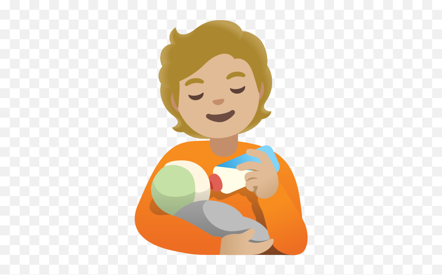 U200d Person Feeding Baby Medium - Light Skin Tone Emoji,Tonu Out Emoji