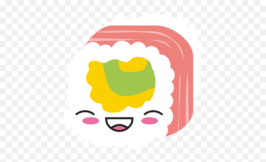 Laughing Kawaii Emoticon Sushi Icon - Transparent Png U0026 Svg Kawaii Transparent Sushi Png Emoji,Burrito Emoji