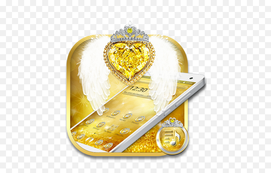Updated Diamond Heart Wings Theme Pc Android App Mod Emoji,Heart Emojis Filter