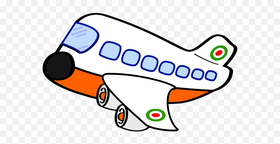 Free Free Airplane Clipart Download - Cartoon Airplane Clipart Emoji,Plane Emoticon