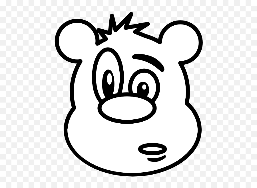 Teddy Bear Faces - Clipart Best Teddy Bear Icon Clipart Emoji,Bear Black And White Emoji