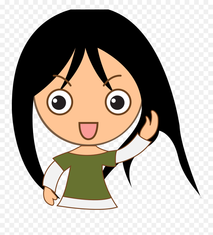 Free Photo Anime Laughing Girl Young Female Happy Cartoon - Kids Pictures For Youtube Profile Emoji,Anime Face Emotions
