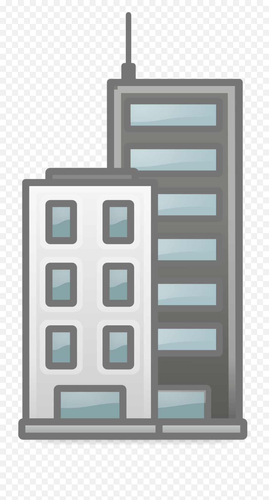 Short Clipart Tall Short Building Short Tall Short Building - Buildings Clip Art Free Emoji,Short Emoji Quotes