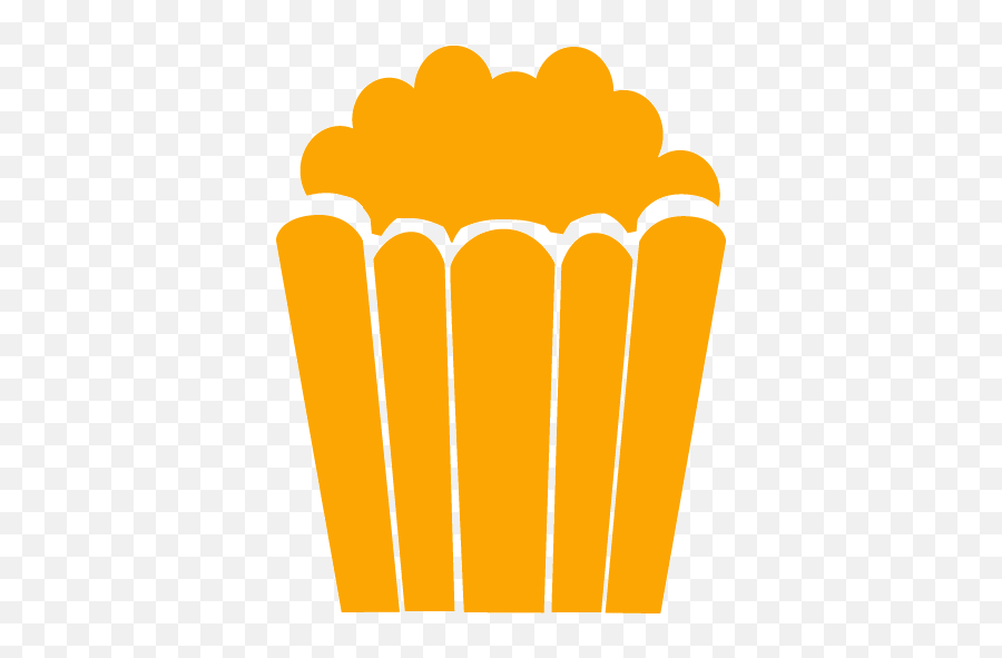 Orange Popcorn Icon - Food Orange Colour Icon Png Emoji,Popcorn Emoticon Gif