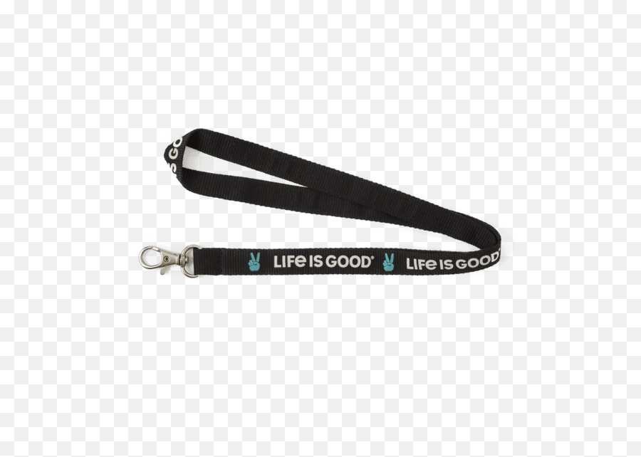 Accessories Lig Peace Sign Lanyard Life Is Good Official Site - Solid Emoji,Strap On Emoji