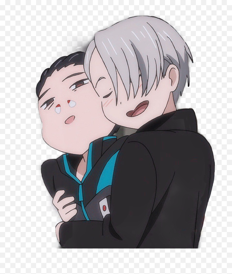 Yurikatsuki Victornikiforov Anime Bl - Yuri Katsuki X Victor Nikiforov Kiss Emoji,Yuri On Ice Emoji