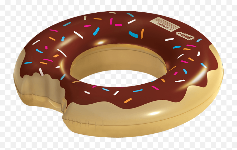 Splash Clipart Pool Toy Splash Pool Toy Transparent Free - Donut Inflatable Png Emoji,Donut Emojis