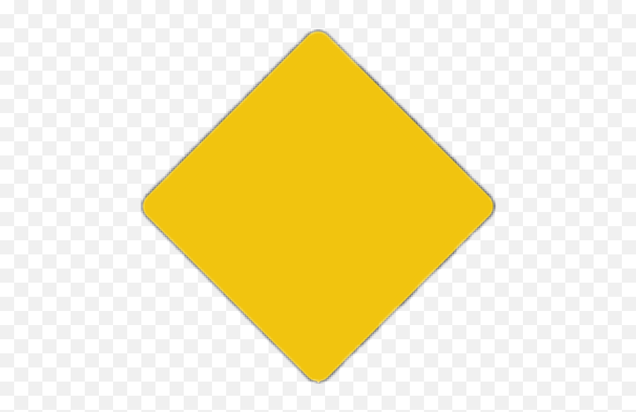 Yellow Diamond Blank Template Sticker - Transparent Blank Street Sign Yellow Emoji,Yellow Diamond Emoji