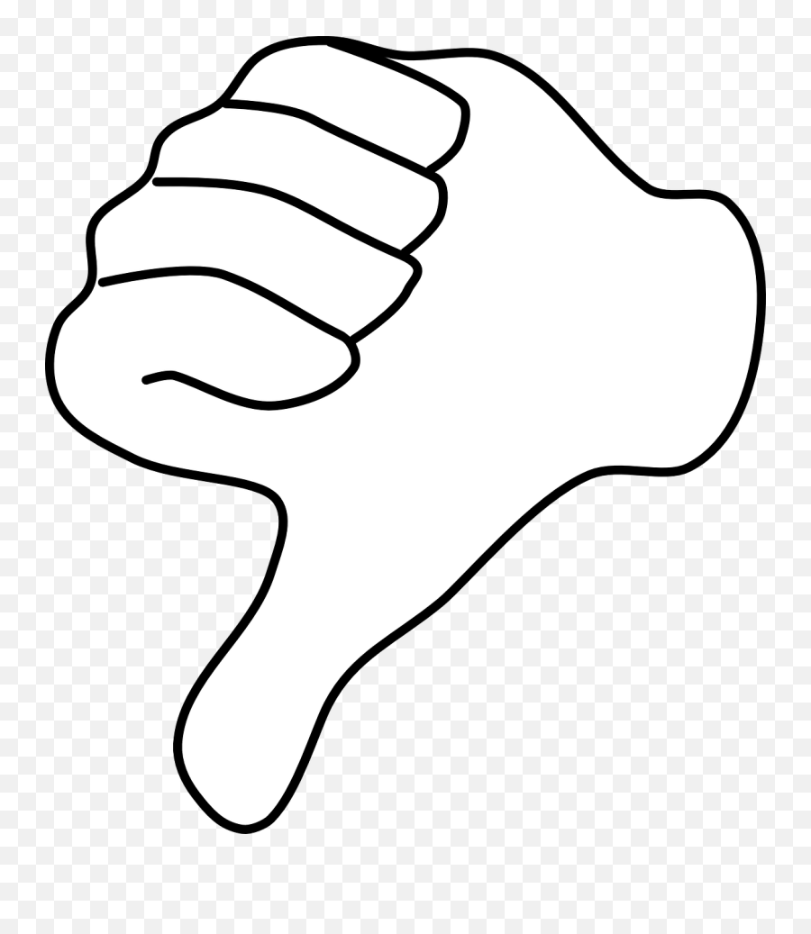 Clipart Of Thumbs Down - Clipart Best Thumbs Down Emoji With Black Background,Emoticon Jempol Ke Bawah