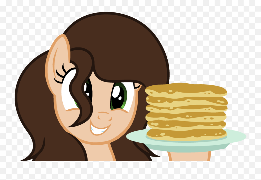 Transparent Pancakes Above Clipart - Food Emoji,Emoji Pancake Pan