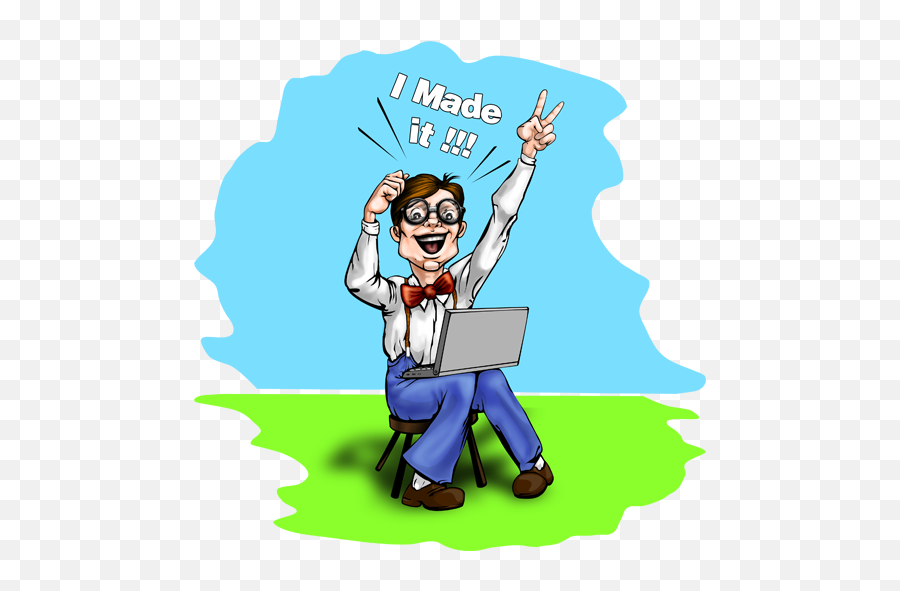 Nerd Man Computer Man Free Icon Of Geek Nerd Characters - Weet Emoji,Nerdiest Nerd Ever Emoticons
