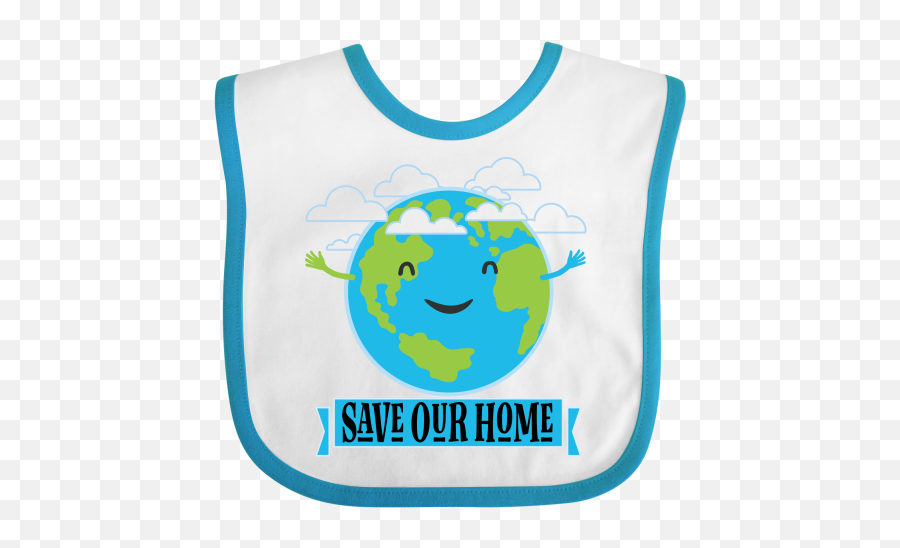Cute Planet Earth With Save Our Home Earth Day Slogan On A - Happy Emoji,Tax Day Emoticon