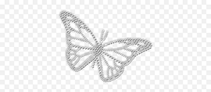 Clear Crystal Butterfly Hotfix Diamante - Girly Emoji,Buy Emotion Butterfly
