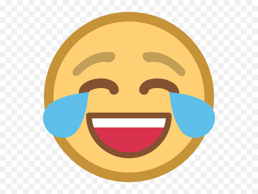 Crying And Laughing Expression Vector - Happy Emoji,Laughing Tears Emoji