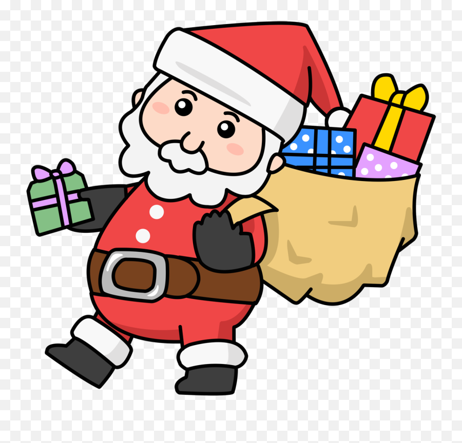 Free Santa S Reindeer Clipart Download Free Clip Art Free - Animated Santa Claus Clipart Emoji,Santa Animated Emoticon