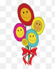 Happy Sun Flowers Clipart I2clipart - Royalty Free Public Happy Emoji,Stem: Cute Emoticons