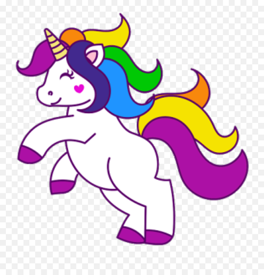Unicorn Clipart Unicornio - Unicorn Clipart Emoji,Emojis Face Unicor