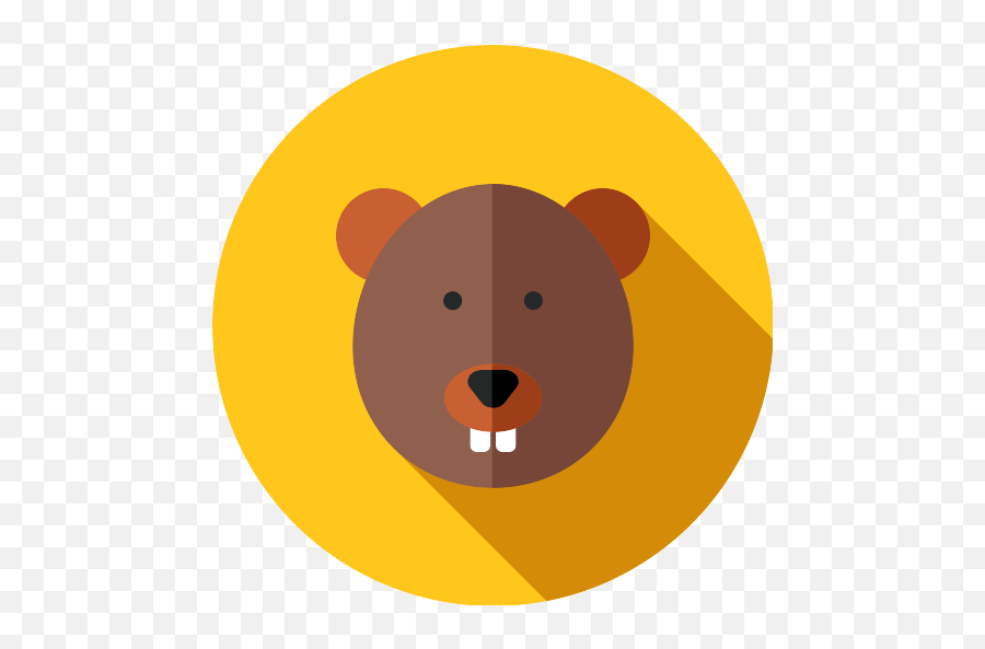 Expressionless Vector Svg Icon - Beaver Icon Flat Emoji,Hairless Beaver Emoticon