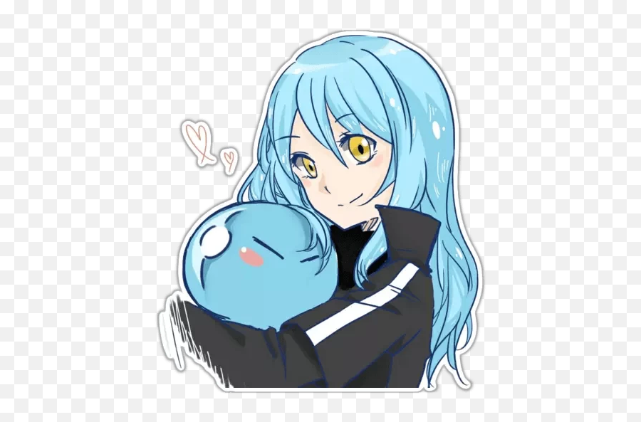 Kawaii Anime Stickers For Whatsapp - Rimuru Tensei Shitara Slime Emoji,Anime Emoticons