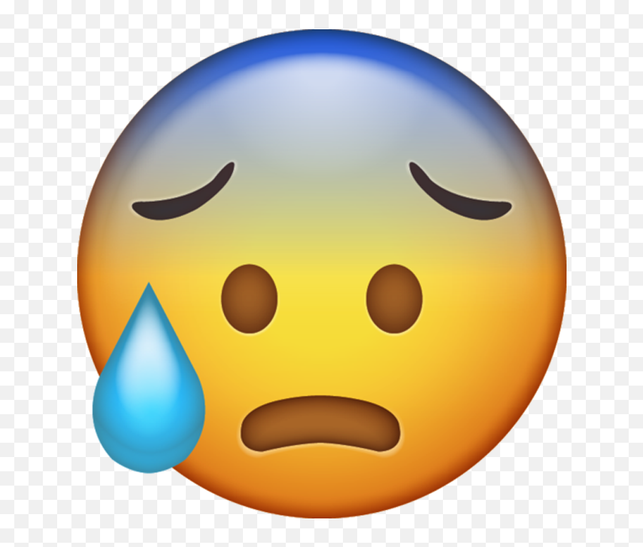 Nervous Clipart Nervous Emoji Nervous - Cold Sweat Emoji Png,Nervous Emoji