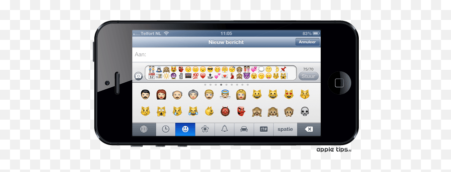 Nieuwe Achtergronden En Emojis - Display Device,Ios6 Emoji